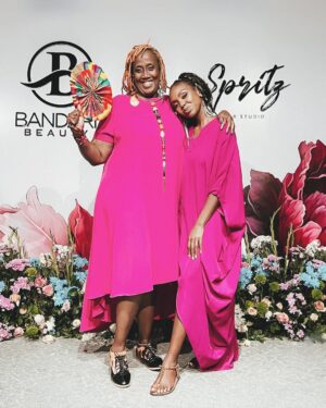 Patricia Kihoro Instagram - Is it too late to crush on some amazing women this Wednesday?

I’m still buzzing from @spritzhairstudio and @bandaribeauty’s Mother’s Day event last Saturday. Now, I’m not a mother… yet, but I was invited to bring someone special with me and so I convinced my aunt Shish to come with me and what a time we had!

I’m so grateful I got to spend the afternoon in the company of such beautiful, brilliant women. I’m so in awe of these women, most of whom I know personally. 

And the speaker!!! Yo @jennie.karina got all of us, from those in their 20s to those in their 50s on their feet, and she breathed life into every single one of us. (My reel is coming!😅 Feels like I’ve had to learn how to edit all over again and I’m still so slow).

Thank you so much @sheilandinda and @maureenbandari for hosting us. It was such a beautiful event!

All images (except the first) courtesy of @spritzhairstudio and @bandaribeauty. 

Spleng tings @mayonde and @arshley_riunga and I were wearing @bloom_kenya.
My sandals are from @sipdada and my hair is by @spritzhairstudio.

#WCW #MothersDay