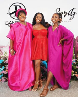 Patricia Kihoro Instagram - Is it too late to crush on some amazing women this Wednesday?

I’m still buzzing from @spritzhairstudio and @bandaribeauty’s Mother’s Day event last Saturday. Now, I’m not a mother… yet, but I was invited to bring someone special with me and so I convinced my aunt Shish to come with me and what a time we had!

I’m so grateful I got to spend the afternoon in the company of such beautiful, brilliant women. I’m so in awe of these women, most of whom I know personally. 

And the speaker!!! Yo @jennie.karina got all of us, from those in their 20s to those in their 50s on their feet, and she breathed life into every single one of us. (My reel is coming!😅 Feels like I’ve had to learn how to edit all over again and I’m still so slow).

Thank you so much @sheilandinda and @maureenbandari for hosting us. It was such a beautiful event!

All images (except the first) courtesy of @spritzhairstudio and @bandaribeauty. 

Spleng tings @mayonde and @arshley_riunga and I were wearing @bloom_kenya.
My sandals are from @sipdada and my hair is by @spritzhairstudio.

#WCW #MothersDay