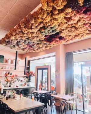 Patricia Kihoro Instagram - In a flock of pigeons, be a flamingo.🦩 
I’m not really a pink girlie but pink, is a me! 
Fun fact, did you know @pinkpantheress was born in Kenya, and has a Kenyan mom? #PlayKeMusic 😉

I really didn’t plan to match the restaurant, but serendipity did its thing. If you’re ever in Capetown, make a stop for brunch at @hemelhuijs. It’s such a quaint little space and the food lives up to the decor. I gobbled it down as soon as it was served and I have ZERO pictures of the food to prove it. 

Kimono set - @the_nuralains.
Earrings - @apargadek, a gift from my sweet @mayonde.
Thick pink resin rings - @monkk_jewellery.
Pink brass   cow horn ring - @kipatounbranded.
Beaded cuff - @maridadistatement.
Hair - All mine yaani Kinky curly clip ins from @spritzhairstudio that belong to me. 😅

Sad I didn’t get to buy any items from here but grateful for the vibes @thobi_rose and @visitsouthafrica.africa.

#VisitSouthAfrica #SweetEscapes #CapeTown #MadeInKenya #travelafrique