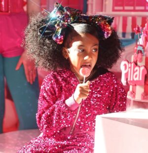Porsha Williams Instagram - 👸🏾Party 2 Of Princess “PJ” @pilarjhena Epic 6th Birthday Bash💞🩷🎉🎉 Big Thank you to all family & friends for celebrating with us and alllll your wonderful gifts 🩷 We Love you !!