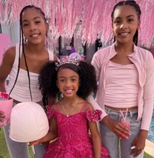 Porsha Williams Instagram - 👸🏾Party 2 Of Princess “PJ” @pilarjhena Epic 6th Birthday Bash💞🩷🎉🎉 Big Thank you to all family & friends for celebrating with us and alllll your wonderful gifts 🩷 We Love you !!