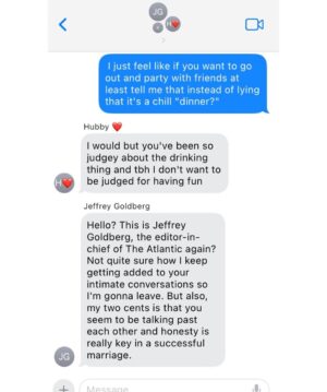Rachel Bloom Instagram - TFW you’re text fighting with hubby and accidentally add Atlantic editor-in-chief Jeffrey Goldberg again so then you text him back but he leaves you hanging with dots and then while you’re navigating your new throuple with Atlantic editor-in-chief Jeffrey Goldberg you accidentally add US National Security Advisor Mike Waltz so then you’re texting with Mike Waltz as to how to sensitively break it off with Atlantic editor-in-chief Jeffrey Goldberg but Mike accidentally ADDS Atlantic editor-in-chief Jeffrey Goldberg!!! 🤦‍♀️