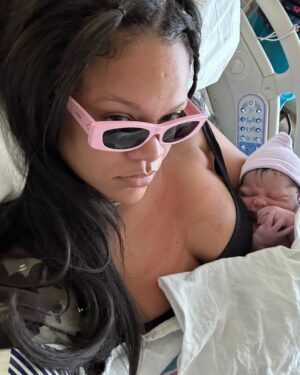 Rihanna Instagram - by far the most powerful thing I’ve ever done as a woman…my little miracles!  #InternationalWomensDay 

1- RZA 
2- Riot Rose

And yes I gave birth in pearls and sunglasses…don’t ask, a lot was happening