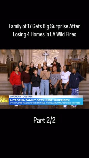 Rocsi Diaz Instagram - After losing almost everything, the Williams family get a big surprise to help them get back on their feet.  #SoCalStrong