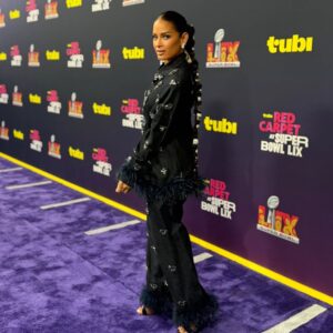 Rocsi Diaz Instagram - Your Go To TV Girl. 

We are about to be live on @tubi 

Styled by @daniellepremone wearing @taibobacar 
Hair and Make Up @christianthemua