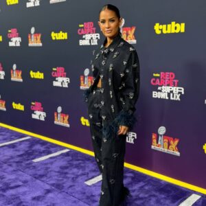 Rocsi Diaz Instagram - Your Go To TV Girl. 

We are about to be live on @tubi 

Styled by @daniellepremone wearing @taibobacar 
Hair and Make Up @christianthemua