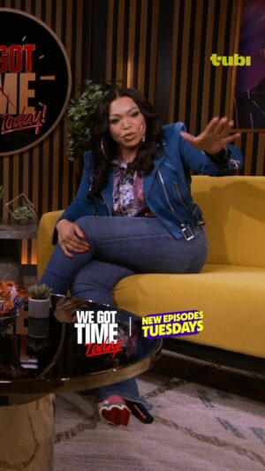 Rocsi Diaz Instagram - @tishacampbellmartin we had to ask 😂😂 new episode of “#WeGotTimeToday tonight at 8pm et/5pm pt on @tubi