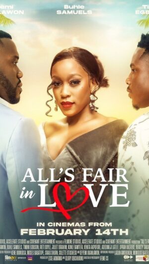 Ruth Ndulu Maingi Instagram - FAM LISTEEENNN!!! It’s about to get lit this Valentine’s Day! ALL IS FAIR IN LOVE premieres on the 14th of this month! Are you ready? Have you locked your person for this premiere? Please abeg, get ready to head out to the cinemas because you will be spicing your day I Promise!

Love knows no rules… Demi and Kanla are living the dream – successful fashion business and an unbreakable friendship. As Mbali joins their company, secrets unravel. ‘
.
#AllIsFairInLove in cinemas Nationwide #Feb14th. The must-watch movie this February!
.
Producers:
@deyemitheactor @finding_gloryo
@esserocks
.
Production companies:
@filmonestudios
covenantentertainment
@accelerate_tv
.
Cast
@deyemitheactor
@_timini
@buhlesamuels
@iretidoyle
@julietibrahim
@kunlebamtefa
@adedimejilateef
@veezeebaybeh
beautytukura
@thegbubemiejeye
@kenzy.udosen
@iamdanielabua
@ms_oprah
@timi_oj
.
Cast Chaperone - @nanceemaurice
Head Hairstylist - @uniquehairaffairs
Welfare Coordinator - @graceuniquepalace
Medic - @Chy_dy_nma
Production Coordinator - @Joshua_bakare
@Kingemomineroghenehenry 
Continuity Assistant/Clapper loader
Script Supervisor/continuity - @frankekwem
1st AD - @adeniyi_demola
2nd AD -@idladipo
Production Manager - @Koleosho_hismaheel @mc_scofyshort
Sound recordist - @iamolabodeodeyemi
Boom operator 1 - @finest_soundz
Boom Oprator 2 - @tijabrahim
Gaffer - creativedavidwalter
Hod make-up - @decheerbeauty
Assistant makeup - @prettybyjoyce
BTS/film photography - @zurielfilmz
Chaperone-female lead-  @Toluwani.olusola
Costume Designer - @yolandaokereke
Production Designer - @bisolaomolade1
Art Director - @adebayobadeji
Props Standby - @remy_visuals
Set Dresser - @wismodu
Set Standby - strictly_oluwadamilare
1st AC/FocusPuller - @basquiat_ii
Props Master - @Baha_gram
Logistics company - @iseoluwa_co_logistics services
Location Manager - @mc_scofyshort

Associate Producer: @cliowendy56
Production Assistant - @ayoo_lahabeeb
.
This movie is distributed by @filmoneng 

#movie #moviepremiere #nollywood #nollywoodmovies #nollywoodactress #silverscreen #valentines #valentinesday #love #february #monthoflove #allisfairinlove #allisfairinlovemovie #africa #african #afrocinema #actor