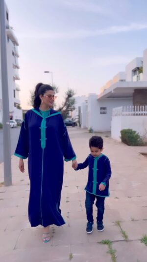 Salma Rachid Instagram - خارجة وايديا فايديه الحبيب ديالي 🩵
@baby.yanis.alaoui