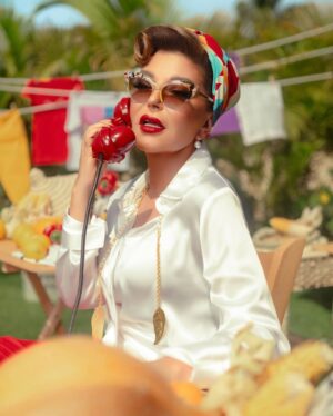 Samira Said Instagram - بس يا كداااب ❤️
#كداب

Creative Direction: @nidalhani 

Photography: @aminesmail.at 
Art Direction: @sarahhesham_artdirector 

Styled & Dressed by: @touficalhassancouture 
Makeup Artist: @amiraelmalky 
Hair by: @hamomohsen 
Jewelry: @amazjewellery.eg 

Shoot Production: @taglinemena