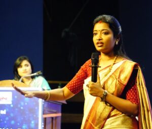 Saranya JaiKumar Instagram - One book, one pen, one child, and one teacher can change the world.

2nd TAM annual day was a massive hit . 
Thanks for having me as chief guest . 

Dr SARANYA JAIKUMAR 
Educational Psychologist