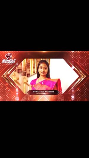 Saranya JaiKumar Instagram - Thank you so much @zeetamilnews for this heartwarming introduction video . My journey has just begun . Thank you so much for all the laurels and the support . Looking forward to the telecast of Sirandhaal . Thanks again for giving me an opportunity to share the stage with great personalities and address a crowd of energetic girls from SRM college . 

Dr SARANYA JAIKUMAR 
Educational Psychologist