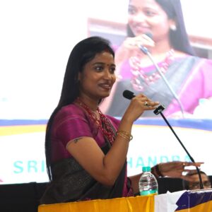 Saranya JaiKumar Instagram - Ramachandra and Transforming Cleft celebrates 20 years of comprehensive cleft care and 700 successful surgeries . 

I was invited as Chief guest to this beautiful event of my cleft community . Thanks to speech pathologist Dr Balasubramaniam for the invite . I loved addressing the crowd of hundreds of cleft warriors and their families . 

I was born with a cleft lip and When I was a little girl Dr SM Balaji was magnanimous to do a free cleft correction surgery for me that changed my life forever . It was a surreal moment to be there on the stage this day when he was honoured with life time achievement award . 

Almost 23 years back I promised him that I will study well and will make him proud and his happy tears for me today stands a testimony to how great people can make huge differences in a normal girl’s life . He was always a good friend of appa . Dr Balaji is God for me . 

I thank the universe for all the extraordinary incidents and amazing people in my life . 

Dr SARANYA JAIKUMAR 
Educational Psychologist 
Proud Cleft warrior