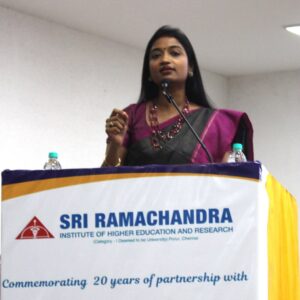 Saranya JaiKumar Instagram - Ramachandra and Transforming Cleft celebrates 20 years of comprehensive cleft care and 700 successful surgeries . 

I was invited as Chief guest to this beautiful event of my cleft community . Thanks to speech pathologist Dr Balasubramaniam for the invite . I loved addressing the crowd of hundreds of cleft warriors and their families . 

I was born with a cleft lip and When I was a little girl Dr SM Balaji was magnanimous to do a free cleft correction surgery for me that changed my life forever . It was a surreal moment to be there on the stage this day when he was honoured with life time achievement award . 

Almost 23 years back I promised him that I will study well and will make him proud and his happy tears for me today stands a testimony to how great people can make huge differences in a normal girl’s life . He was always a good friend of appa . Dr Balaji is God for me . 

I thank the universe for all the extraordinary incidents and amazing people in my life . 

Dr SARANYA JAIKUMAR 
Educational Psychologist 
Proud Cleft warrior