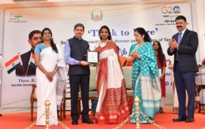 Saranya JaiKumar Instagram - Fighting for the rights and happiness of children since 2012 ⭐️

When the Hon’ble Governor of TamilNadu Shri R.N.Ravi sir appreciated me in the Raj Bhavan Think to Dare programme this year and mentioned about me in his speech , I was very very overwhelmed and I now feel more responsible and will continue to work more for my country . 

A hearty congrats and appreciations to Women’s League foundation Divya Swapna Raj who has been empowering women for so many years now . Divya organised the programme very well for Raj Bhavan following all protocols and norms . Looking forward to working together . 

A very Happy Women’s Day to all 🔥

Dr Saranya Jaikumar 
Educational Psychologist