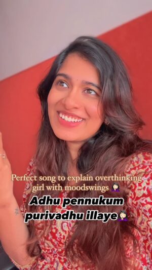 Shrinidhi Padmanaban Instagram - Mothathula we are all seri aagadha paithiyams pola da 🤦🏻‍♀️ Recreating my old reel cause nothing changed 😂🤐