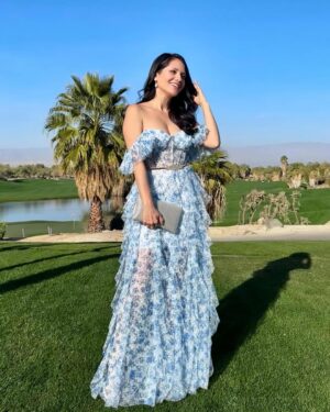 Silvana Arias Instagram - Celebrate love, savor sunsets, enjoy good food, and cherish great company. ❤️✨ 
#palmdesert #weddingoutfitideas #beautifulbrides #mollieanddrew