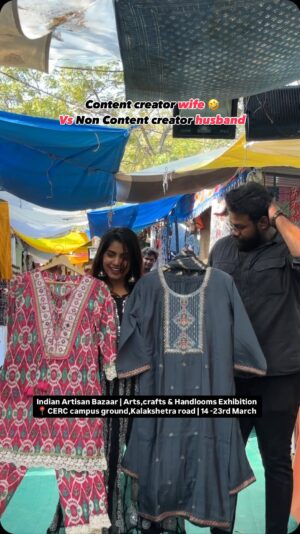 Sumaiya Naaz Instagram - Experience the rich heritage of India at the Indian Artisan Bazaar! ✨🎨🛍️ From exquisite handlooms to unique home décor, explore a stunning collection of art & crafts.

📍 CERC Exhibition Ground,Kalakshetra Road
📅 14th - 23rd March
⏰ 10:30 AM onwards

Don’t miss this celebration of craftsmanship! 🏺🎭 #IndianArtisanBazaar #HandcraftedWithLove #ShopLocal”