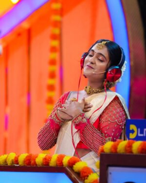 Swetha Vijay Instagram - Start music season 5 ❤️

#vijaytv #startmusic #vijaytvserial #chinnamarumagal