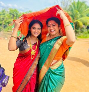 Swetha Vijay Instagram - சின்னமருமகள்❤️ பெரியமருமகள்
#chinnamarumagal #vijaytv #vijaytvserial