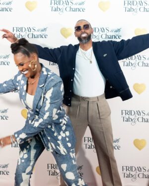 Tabitha Brown Instagram - We go together real baaaaaddd😂😂❤️❤️ Anniversary loading……. April 19th❤️ #tabandchance 
📸. @carolleerose