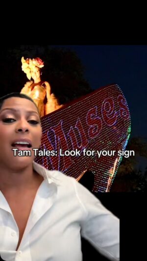 Tamron Hall Instagram - Story Time.  I’m launching a new series, #TamTales. The behind-the-scenes backstory. Part 1 Look for YOUR sign @naomicreatesjoy  #storytime