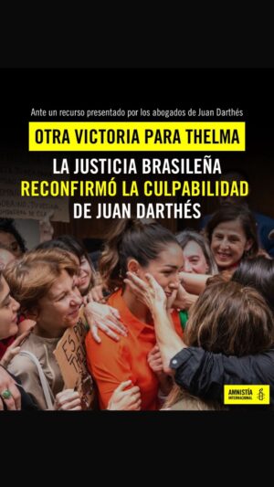 Thelma Fardin Instagram - Al fin, SENTENCIA FIRME. Hoy 5 jueces volvieron a confirmar la condena a mi abusador y la veracidad de mis palabras. 
Fueron 7 años muy duros, pero valió la pena. 
GRACIAS A TODOS POR SU APOYO 

@carlaandradejunqueira @martin.arias.duval @amnistiaar @luciana.peker @lugaffoglio