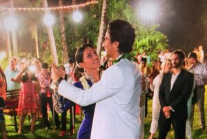 Tulsi Gabbard Instagram - @abrahamwilliamsdp I can’t believe it’s already been ten years since we got married.  Darling, I’m so blessed and grateful to be married to you — my best friend, my partner in all things, my surf buddy, my rock, my confidant, and the one who always finds a way to make me laugh. You sang this song to me on our wedding day and you have proven the lyrics to be true.  I love you with all my heart. I do, now and forever. ❤️