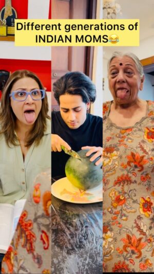 Urvashi Dholakia Instagram - MAA TOH AKHIR MAA HI HOTI HAI 🙈😂💥 @kaushal.dholakia @kshitijdholakia 
:
:
#dholakias #😂 #reels #reelsinstagram #funny #lol #madness #crazy #us #reelitfeelit #instagood #instafun #mad #video #🙈