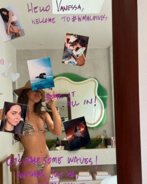 Vanessa Mai Instagram - Sorry sorry 🐒… #WMaldives

#WHotels #TheOriginalWavemaker | Anzeige