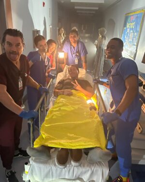 Willa Fitzgerald Instagram - Round #1 of #BTS for #PULSE in celebration of our first weekend on @netflix. I Iove this cast big time, and I hope you’re falling in love with them too. 🫀🚑❣️