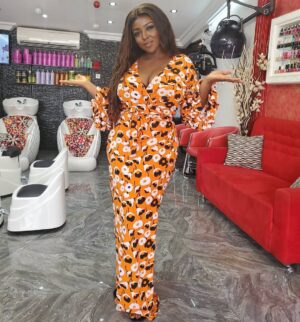 Yvonne Okoro Instagram - No caption just like the picture and comment on how lovely the dress is ok? @tularoo__ ..So comfy
