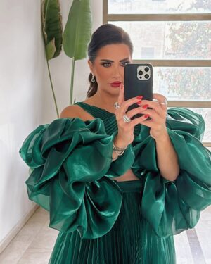 Zain Awad Instagram - Dress @weddingshopjo 
Makeup @omar_elias_official 
Hair by Ahmad 
Jewelry @izmirianjewellery