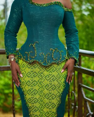Zynnell Zuh Instagram - Designed to turn heards! The details, the fit, the glow,everything came together so perfectly. @beccafrica wore it like it was made for her (because it WAS 😉). A whole serve! @zyellegant 😍🔥 #Zyellegant