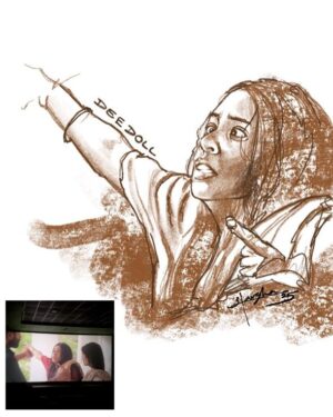 deedoll Instagram - 🧿🎬screengrabs ! #vanangaan #bala 

Sketch by @harsha_hvartsfactor ❤️
