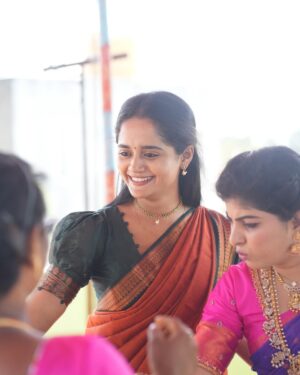kavya amira Instagram - Saree from : @srilakshanaasarees 😍