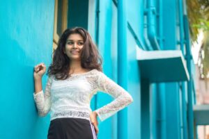 rithanya duraiswamy Instagram - The greatest self is a peaceful smile, that always sees the world smiling back.

Costume designed 👗: @rithanya.fashion 
Photography & Edited 📸 : @thara_rish @prince.photo.graphy 

#photo #pictureoftheday #instagram #instaphoto #instafashion #photoshoot #photographer #model #poster #pose #smile #polishgirl #white #home #shooting #shoot #blue #background #love #lifestyle #perfect #modeling #portrait #photooftheday #picture #photography #photojournalism #portraitphotography #instadaily #costume