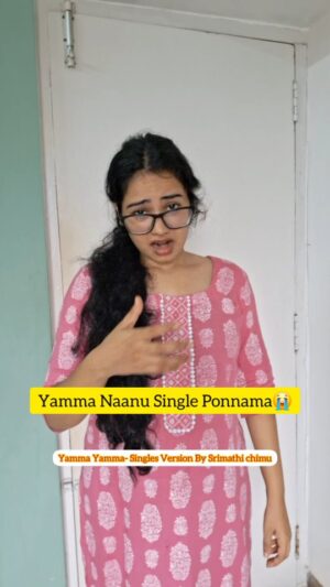 srimathi chimu Instagram - Send this to ur Single friends😭 

Lyrics and Vocals by @srimathi_chimu 🙂
