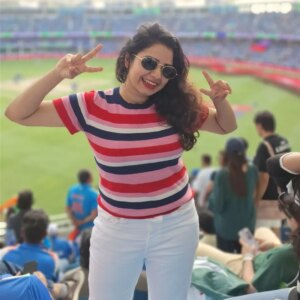 srimathi chimu Instagram - India Vs Pakistan Match ❤️‍🔥❤️‍🔥❤️‍🔥 
.
.
.
.
Thankyou for Making this happen🥹
 @hashifyofficial